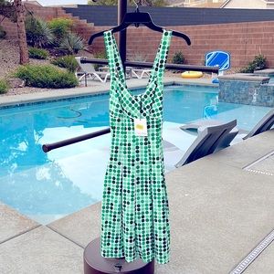 Calvin Klein polka dot dress, size 4, NWT